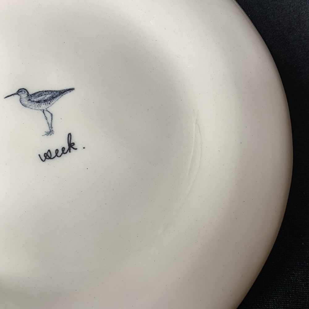 Set of 4 Rae Dunn Coastal Life 6” appetizer plates - Picture 6 of 9